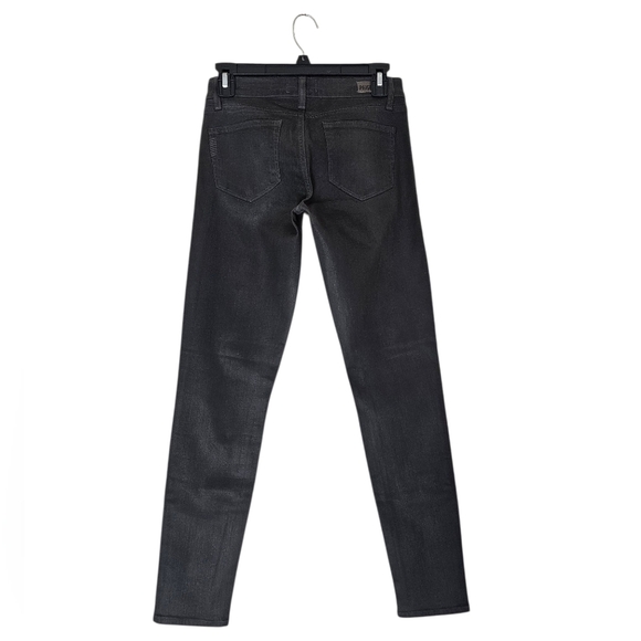 PAIGE Verdugo Ankle Low Rise Dark Gray Skinny Jeans 25 NWT